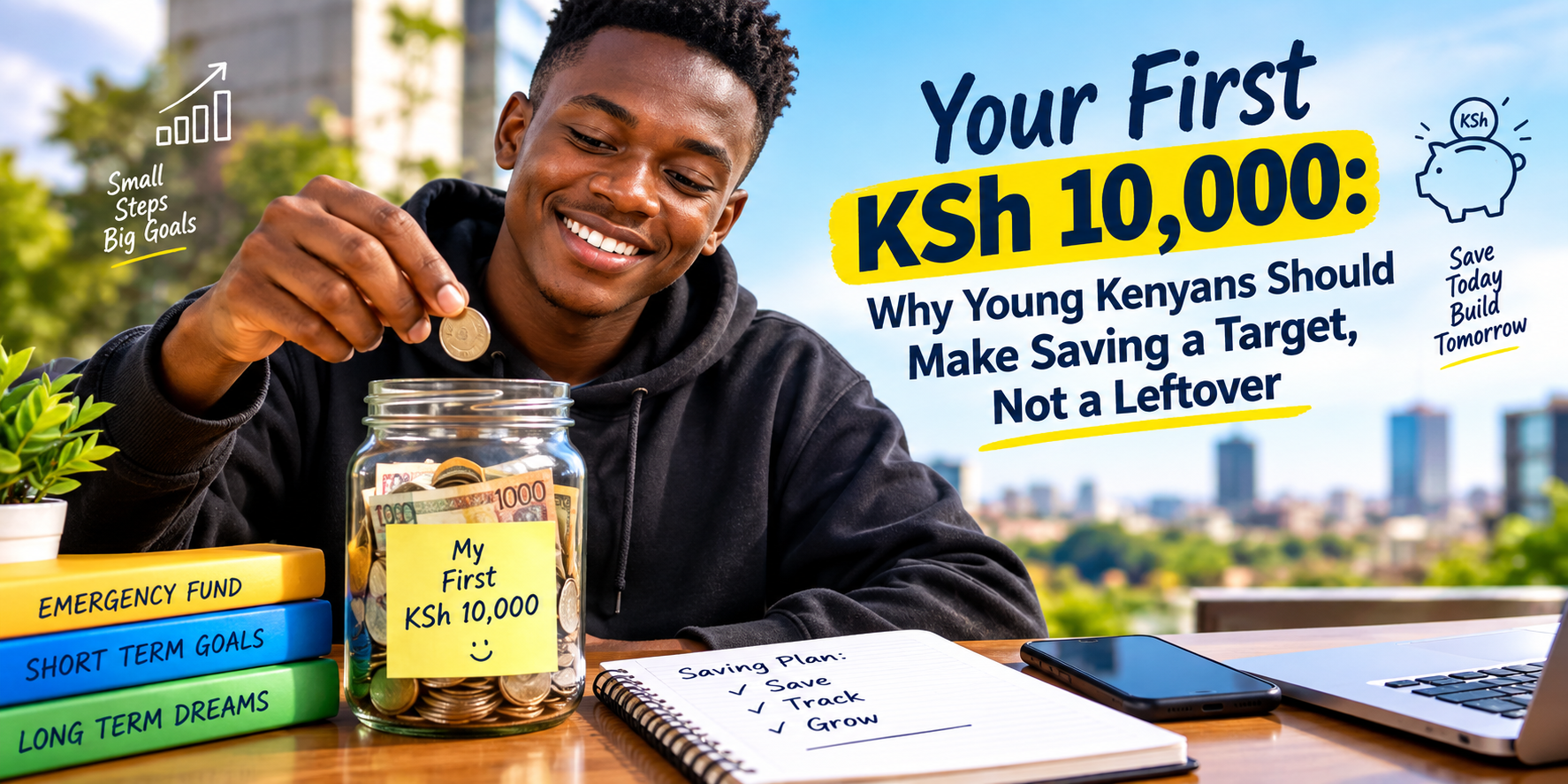 Your First KSh 10,000: Why Young Kenyans Should Make Saving a Target, Not a Leftover